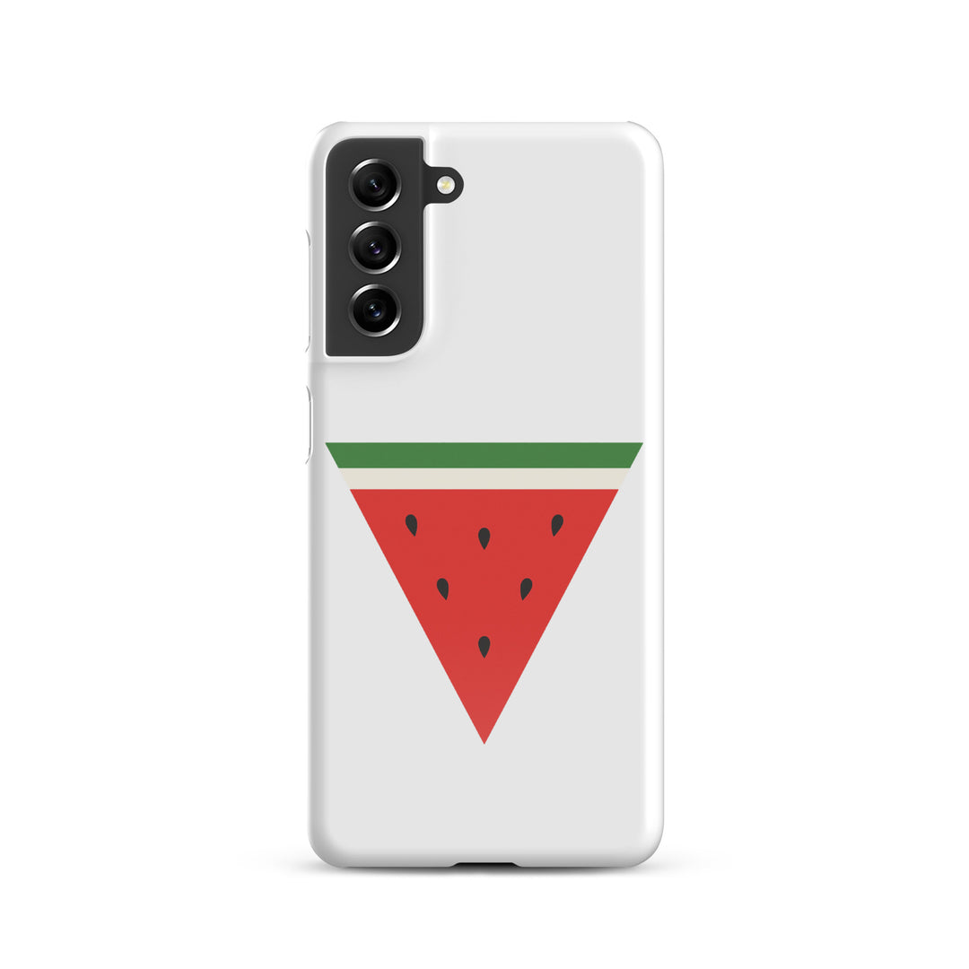 Snap case for Samsung® - Triangle Watermelon, Samsung Glossy Samsung Galaxy S21