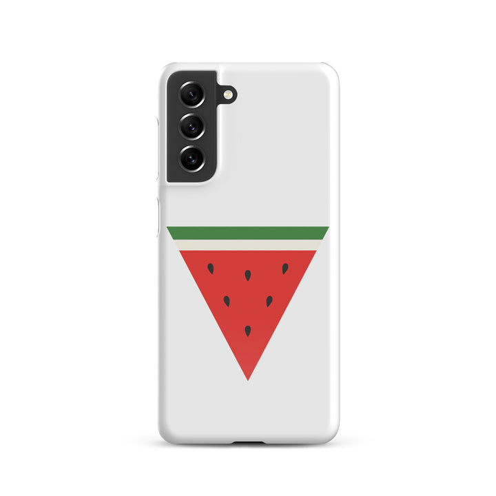 Snap case for Samsung® - Triangle Watermelon, Samsung Glossy Samsung Galaxy S21