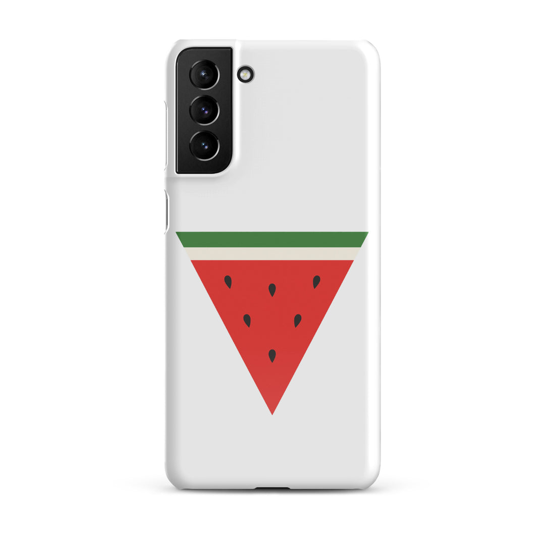 Snap case for Samsung® - Triangle Watermelon, Samsung Glossy Samsung Galaxy S21 Plus