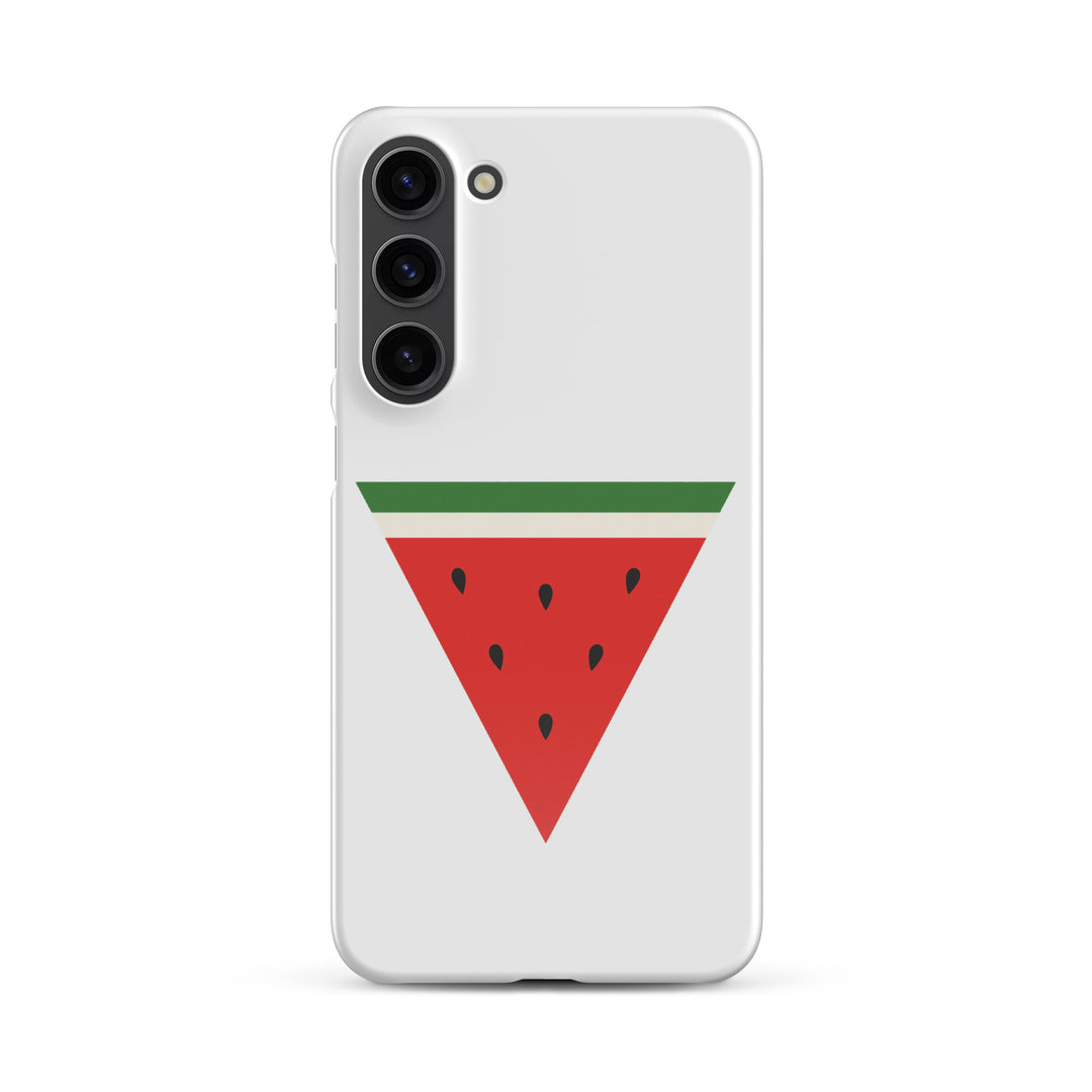 Snap case for Samsung® - Triangle Watermelon, Samsung Glossy Samsung Galaxy S23 Plus