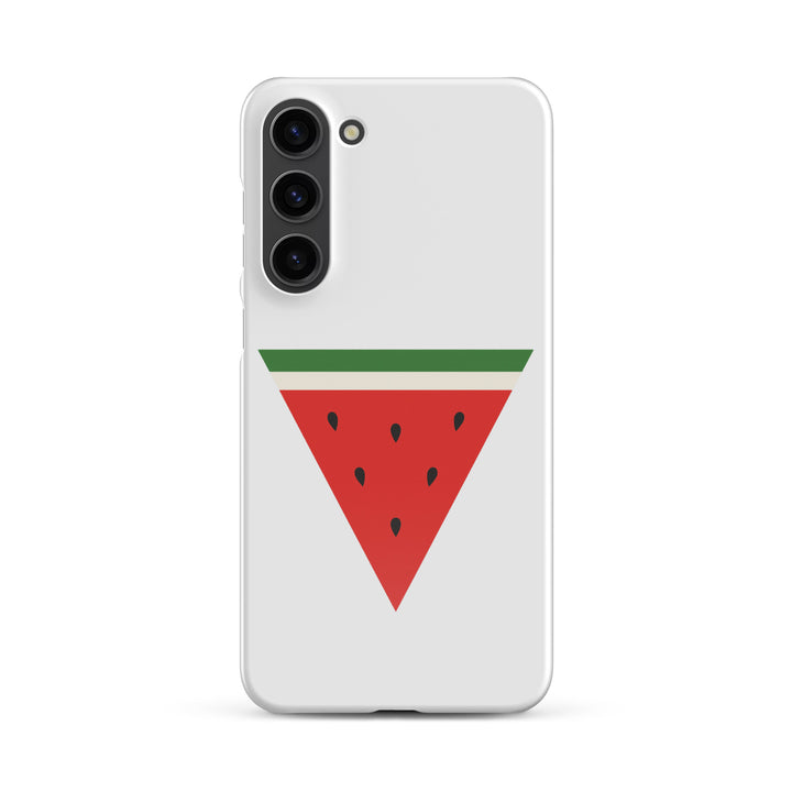 Snap case for Samsung® - Triangle Watermelon, Samsung Glossy Samsung Galaxy S23 Plus