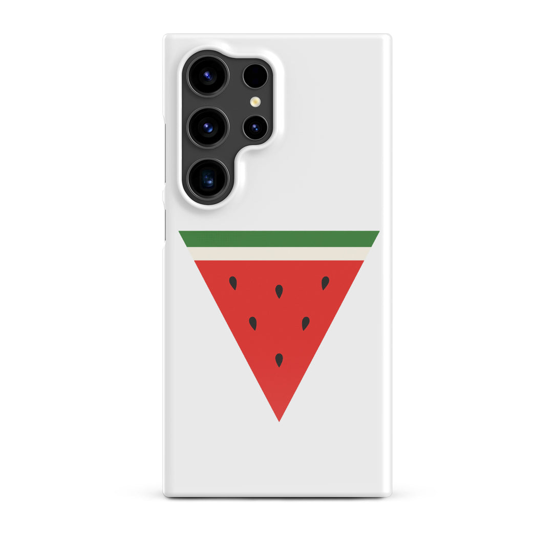 Snap case for Samsung® - Triangle Watermelon, Samsung Glossy Samsung Galaxy S24 Ultra