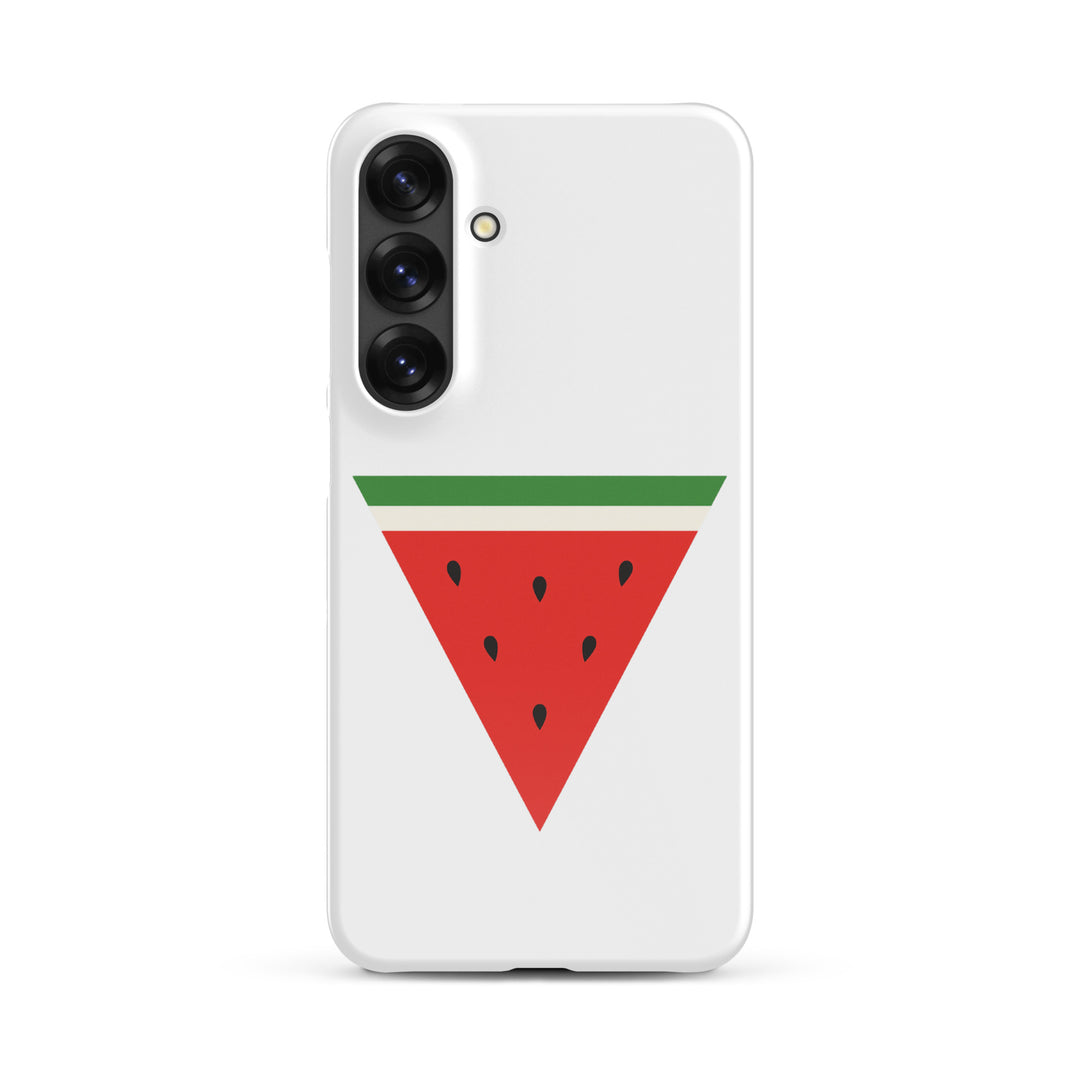 Snap case for Samsung® - Triangle Watermelon, Samsung Glossy Samsung Galaxy S25 Plus