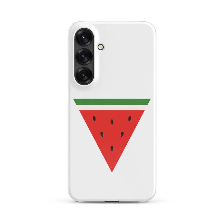 Snap case for Samsung® - Triangle Watermelon, Samsung Glossy Samsung Galaxy S25 Plus