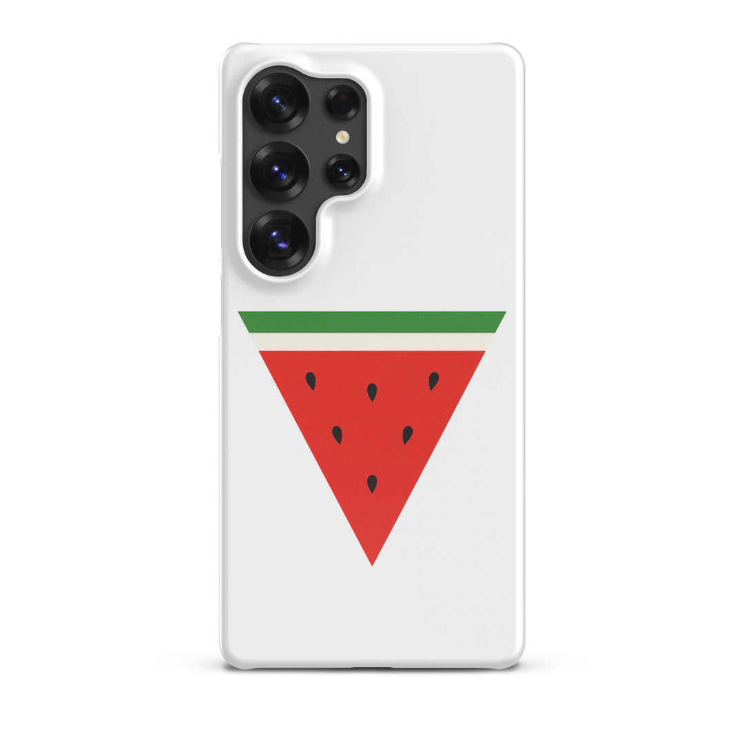 Snap case for Samsung® - Triangle Watermelon, Samsung Glossy Samsung Galaxy S25 Ultra