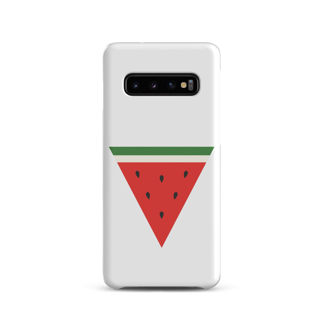 Snap case for Samsung® - Triangle Watermelon, Samsung Matte Samsung Galaxy S10