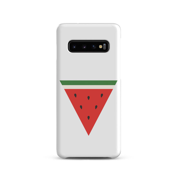 Snap case for Samsung® - Triangle Watermelon, Samsung Matte Samsung Galaxy S10