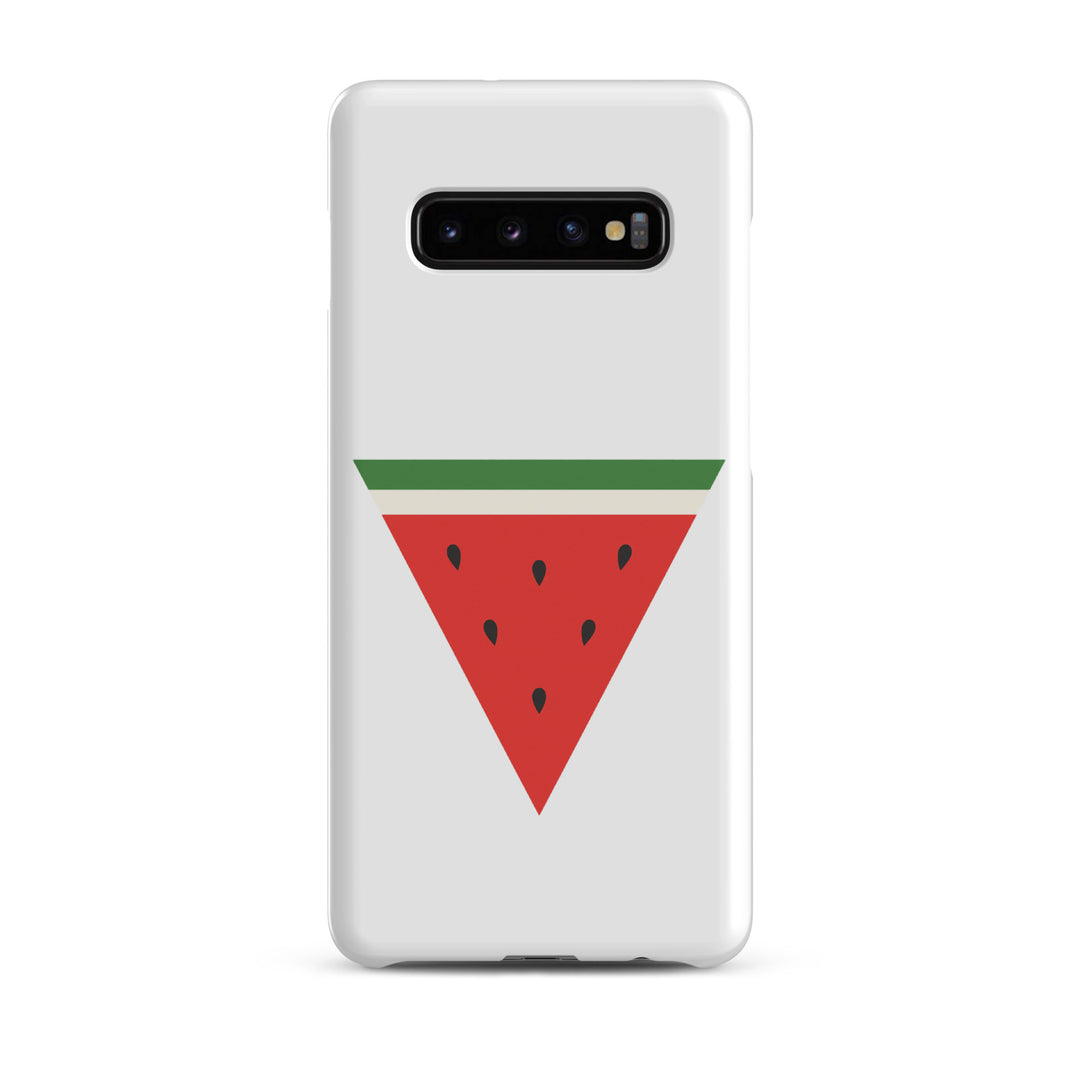 Snap case for Samsung® - Triangle Watermelon, Samsung Matte Samsung Galaxy S10 Plus