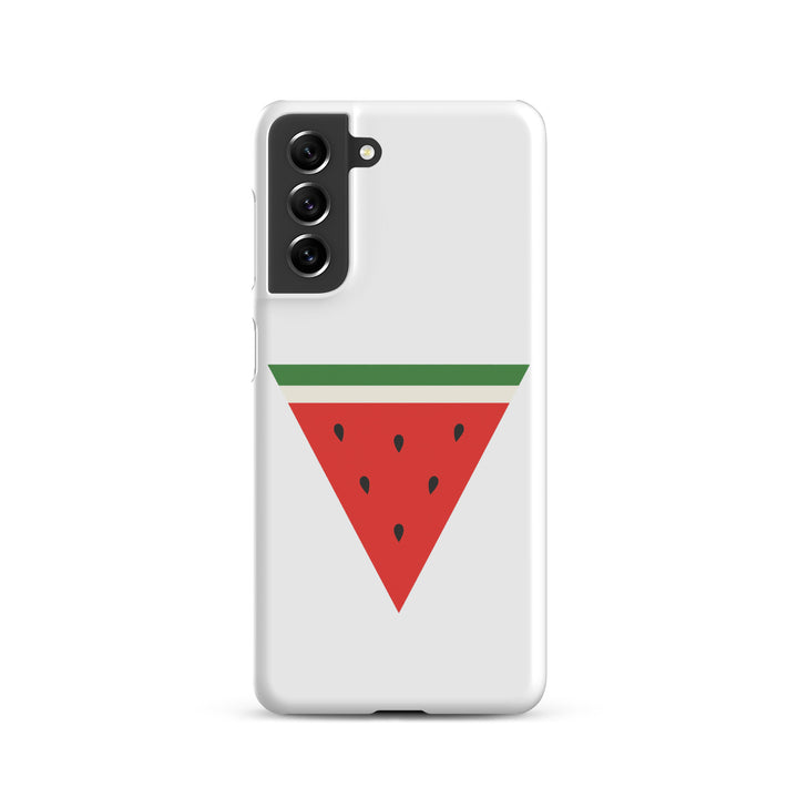 Snap case for Samsung® - Triangle Watermelon, Samsung Matte Samsung Galaxy S21