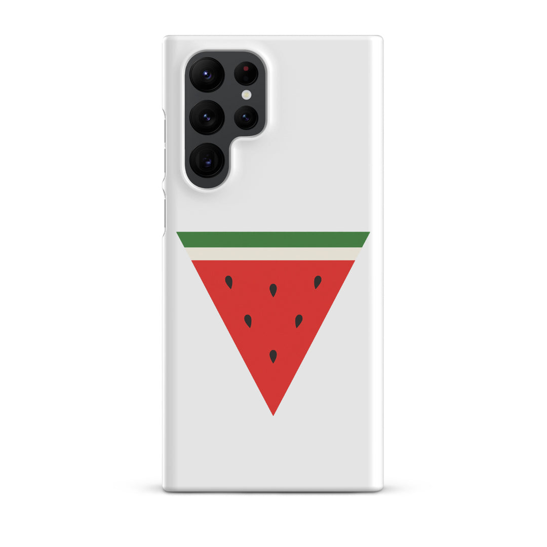 Snap case for Samsung® - Triangle Watermelon, Samsung Matte Samsung Galaxy S22 Ultra