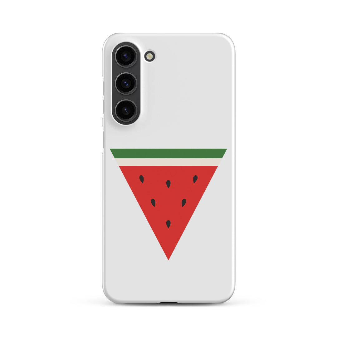 Snap case for Samsung® - Triangle Watermelon, Samsung Matte Samsung Galaxy S23 Plus