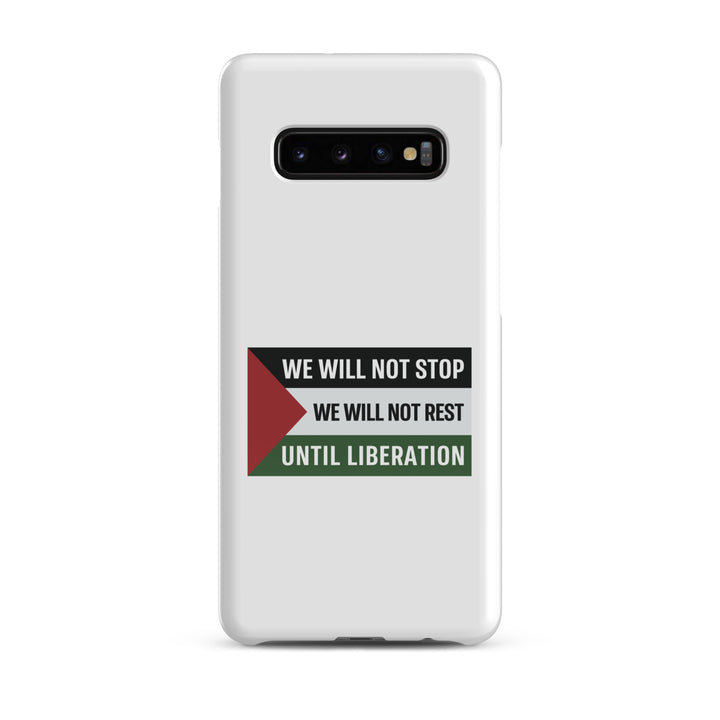 Snap Case for Samsung® - We Will Not Stop, Samsung Glossy Samsung Galaxy S10 Plus