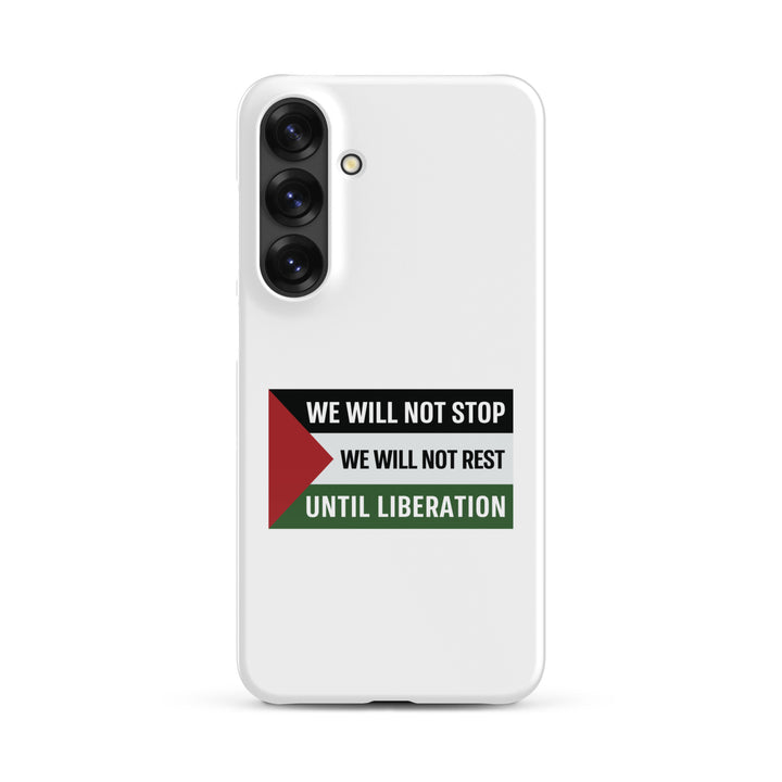 Snap Case for Samsung® - We Will Not Stop, Samsung Glossy Samsung Galaxy S25 Plus