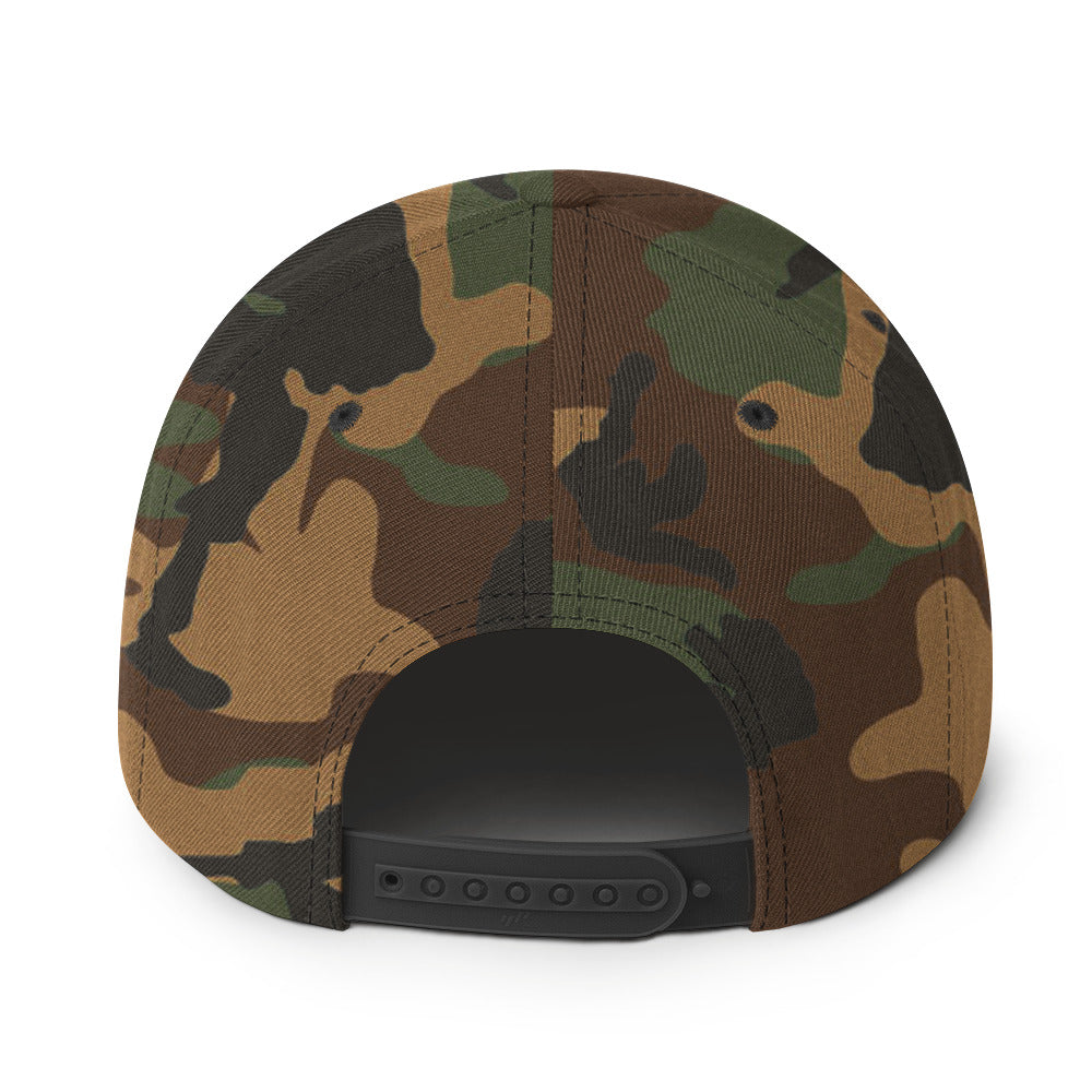 Snapback Hat - Free Palestine, Snapback Green Camo