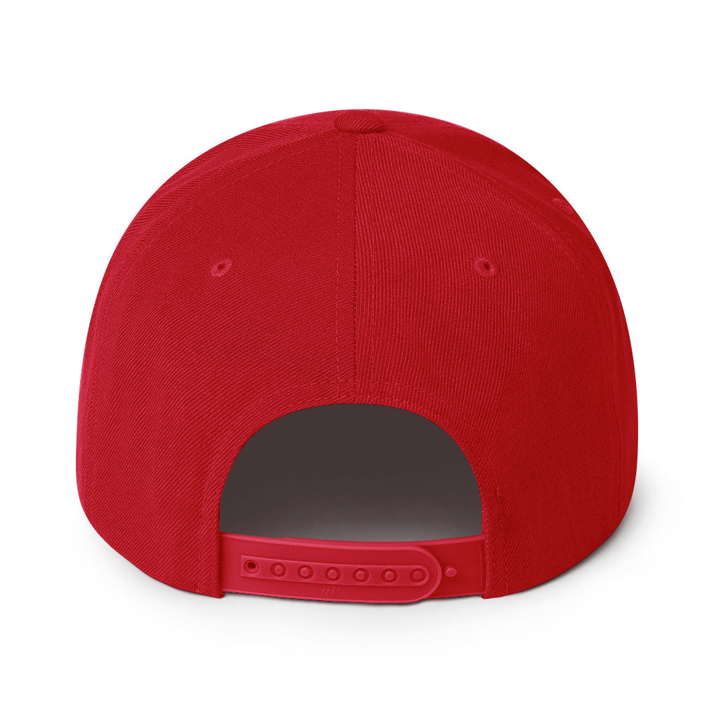 Snapback Hat - Free Palestine, Snapback Red