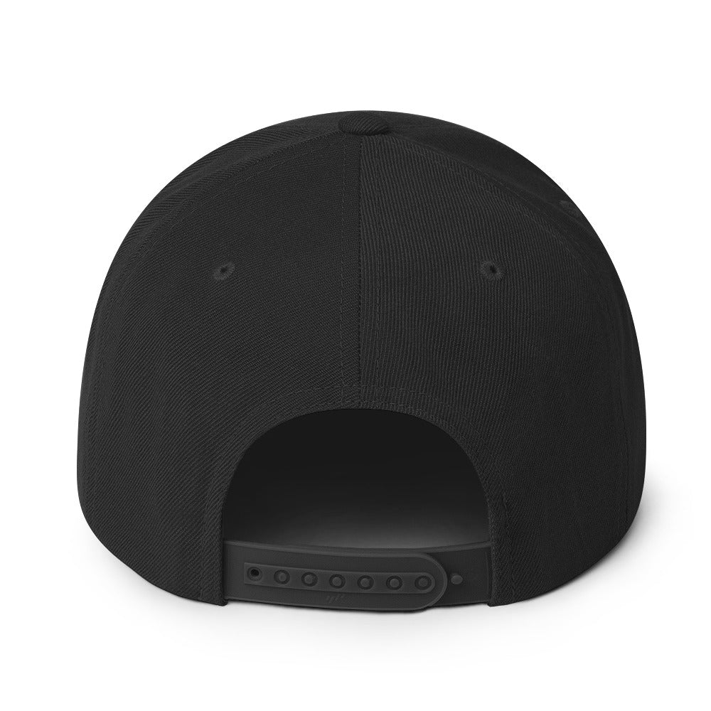 Snapback Hat - Palestine Flag, Snapback Black