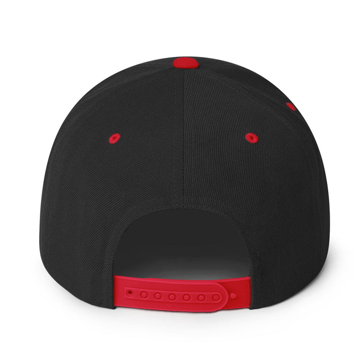 Snapback Hat - Palestine Flag, Snapback Black Red