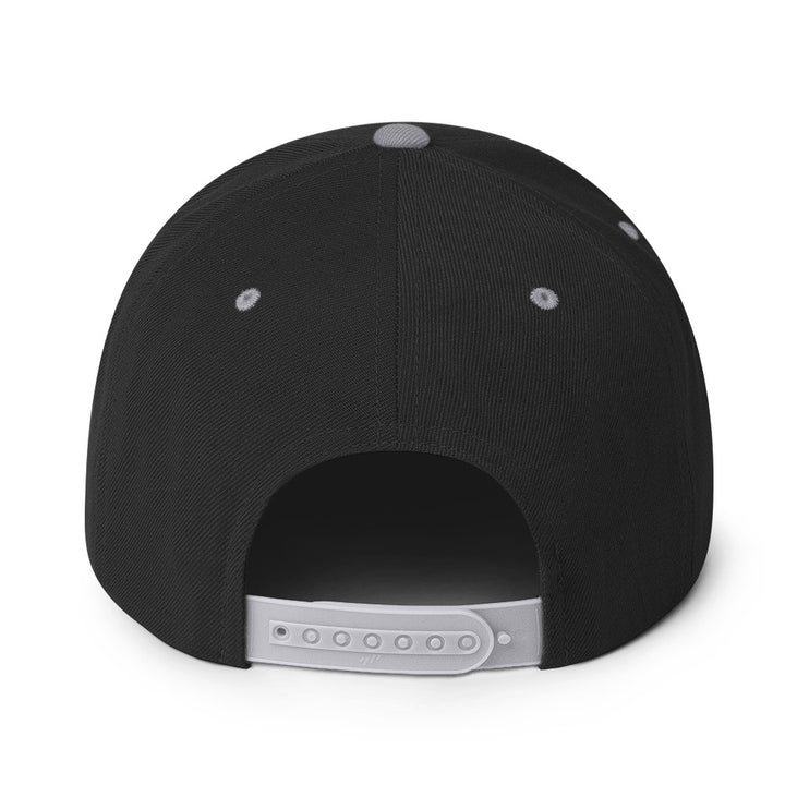 Snapback Hat - Palestine Flag, Snapback Black Silver