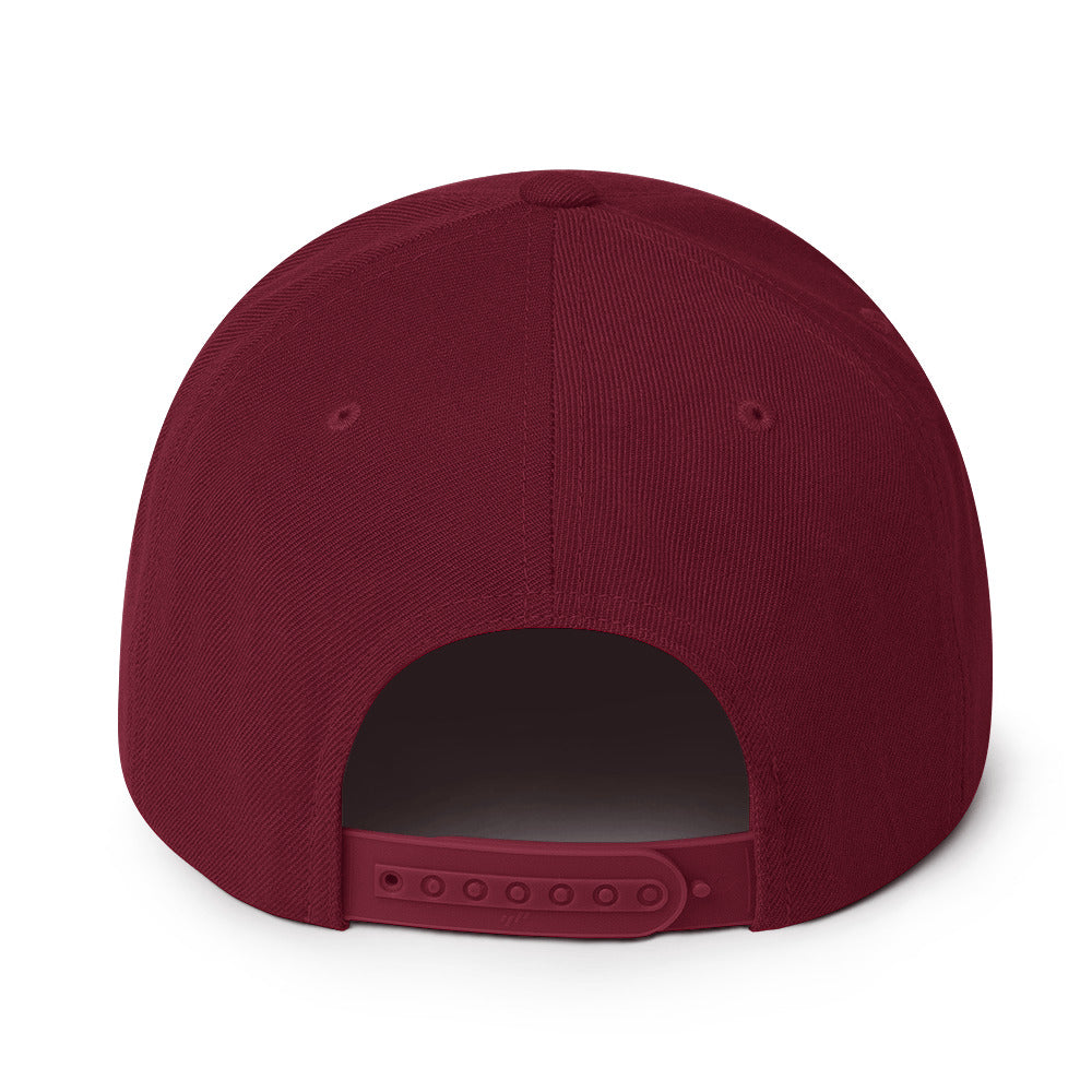 Snapback Hat - Palestine Flag, Snapback Maroon
