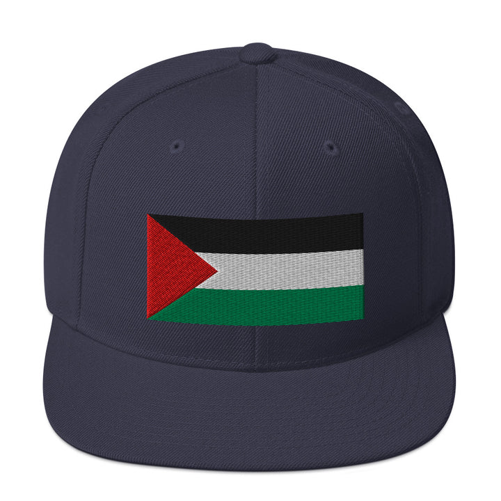 Snapback Hat - Palestine Flag, Snapback Navy