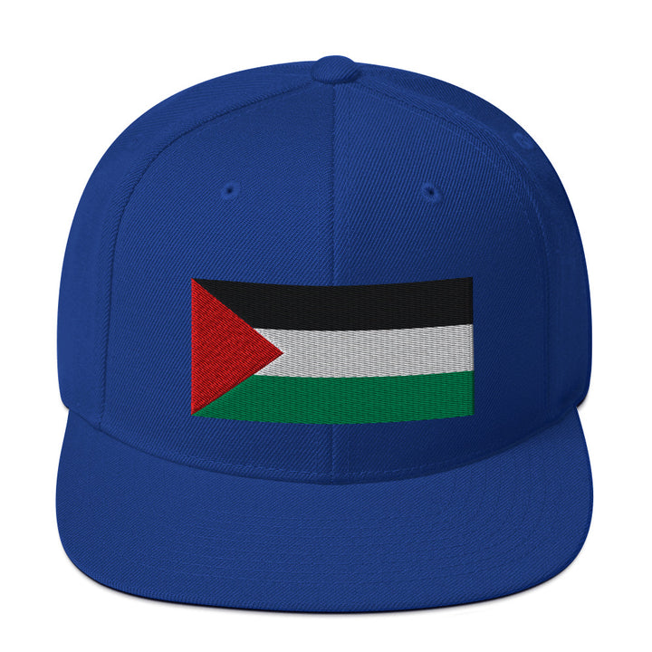 Snapback Hat - Palestine Flag, Snapback Royal Blue