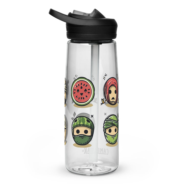 Sports water bottle - Palestine Emoji