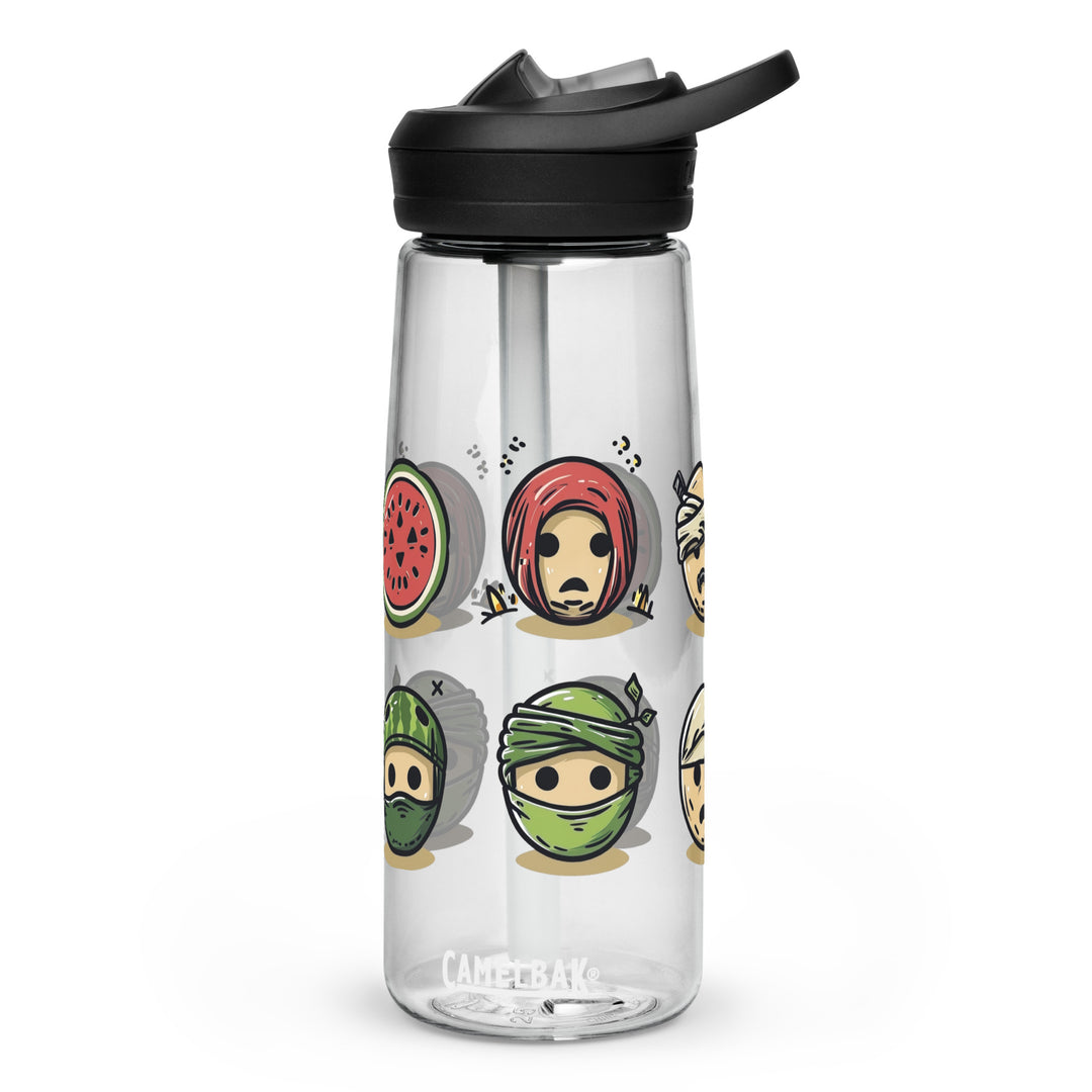 Sports water bottle - Palestine Emoji