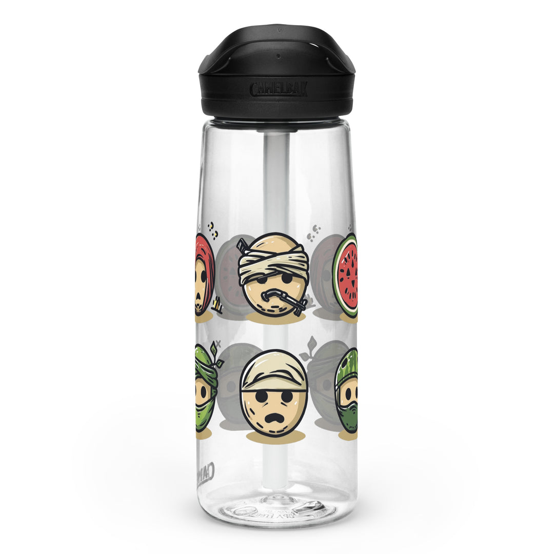 Sports water bottle - Palestine Emoji
