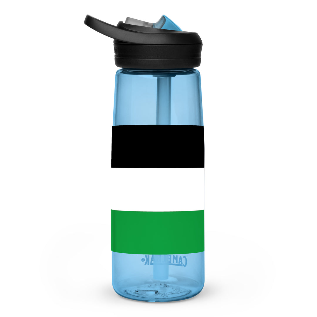Sports water bottle - Palestine Flag, Blue