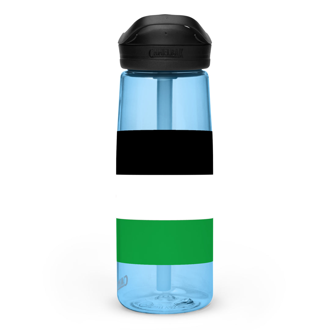 Sports water bottle - Palestine Flag, Blue