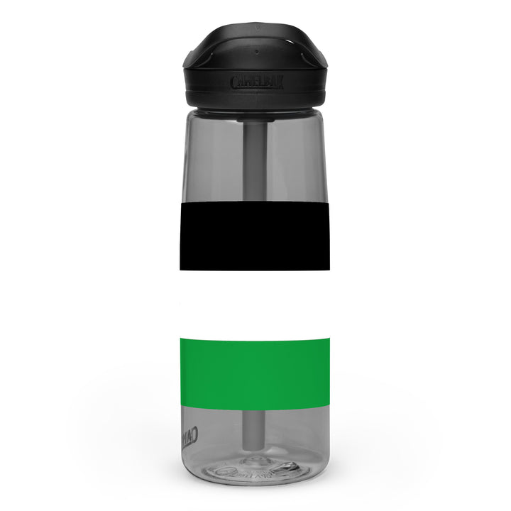 Sports water bottle - Palestine Flag, Charcoal