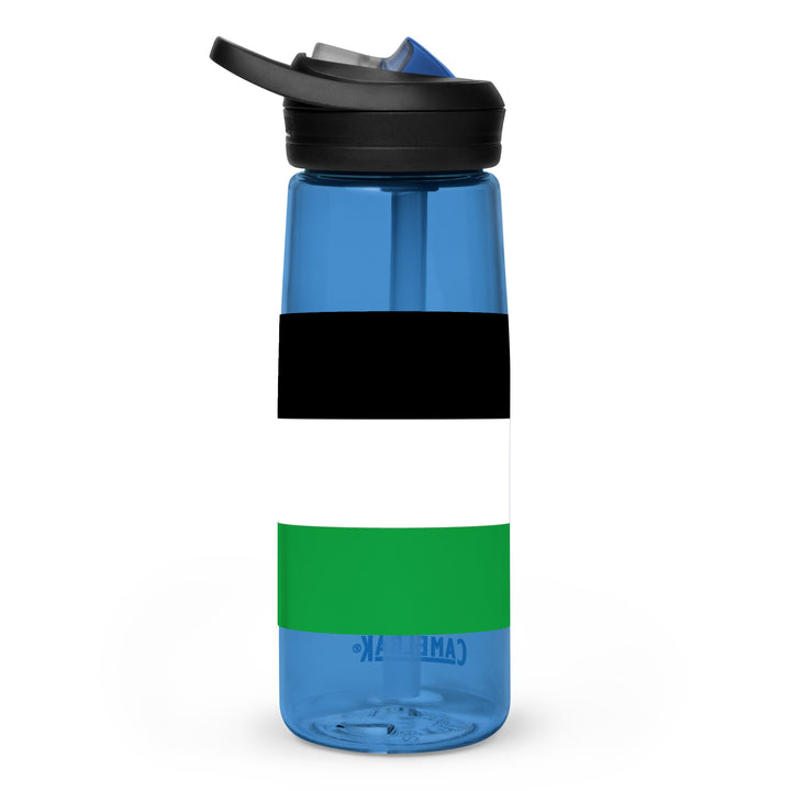 Sports water bottle - Palestine Flag, Oxford Blue