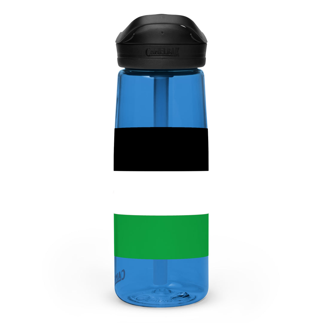 Sports water bottle - Palestine Flag, Oxford Blue
