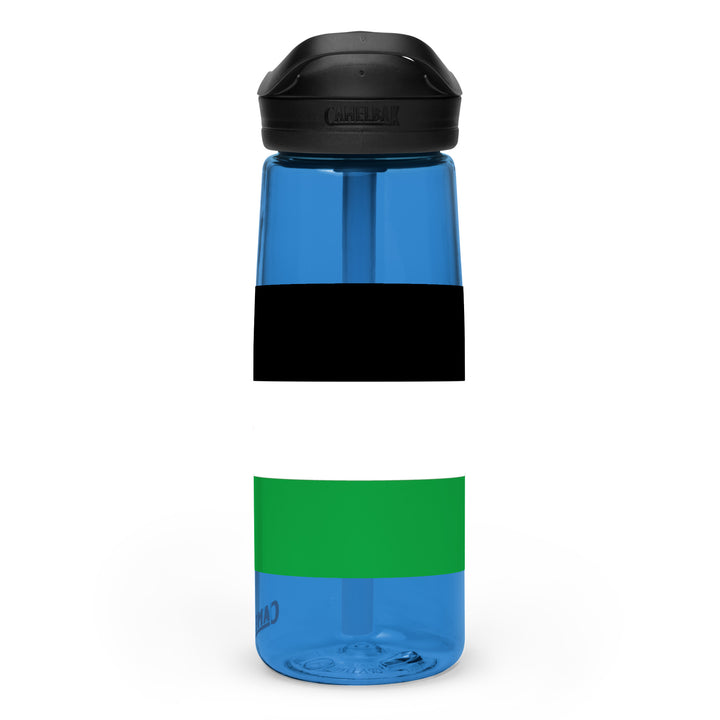 Sports water bottle - Palestine Flag, Oxford Blue