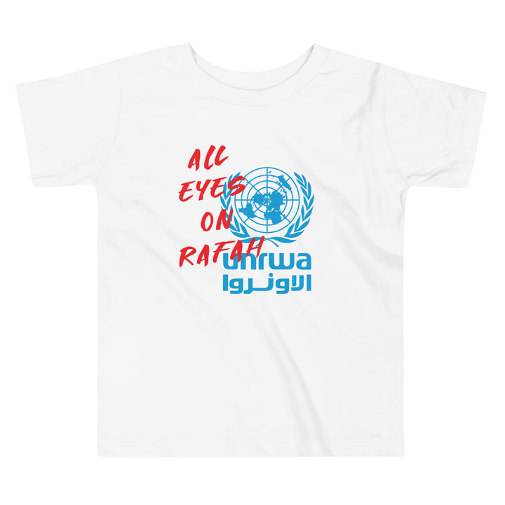 Toddler Short Sleeve Tee - All Eyes on Rafah, White