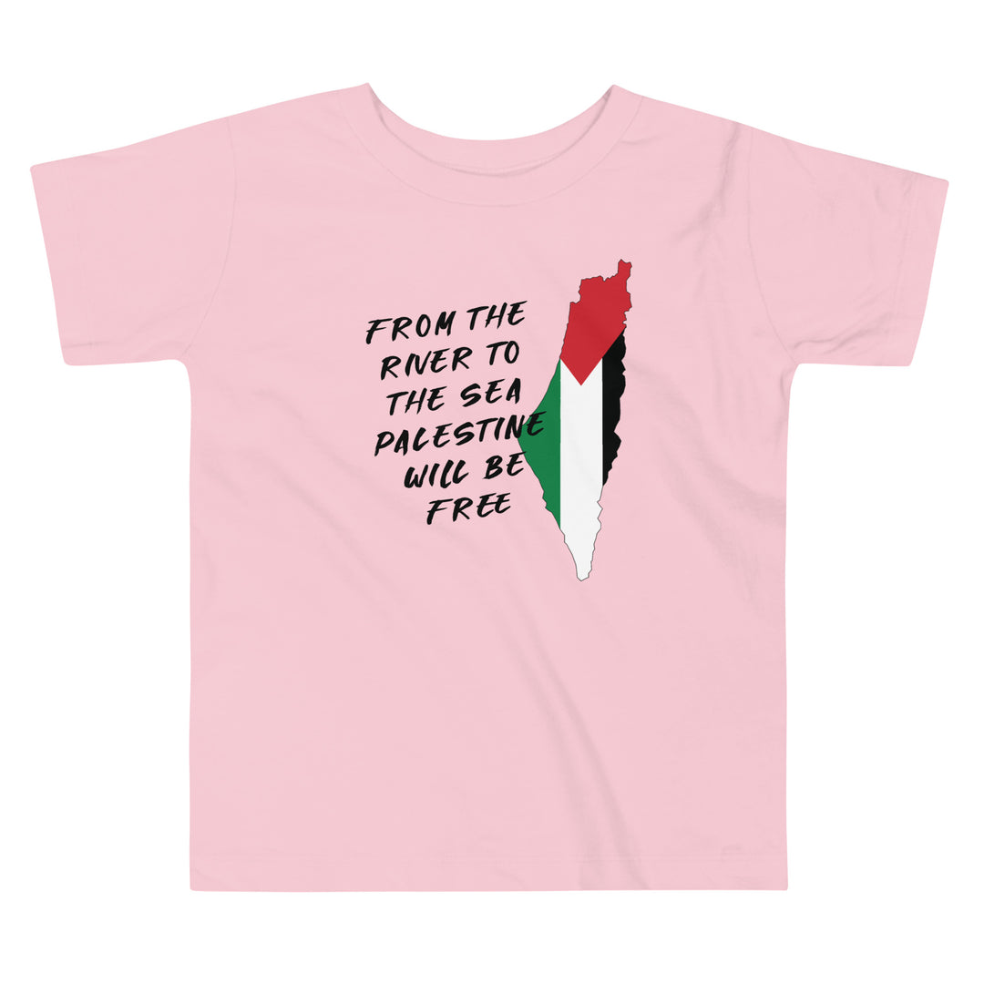 Toddler Short Sleeve Tee - From the River, Pink