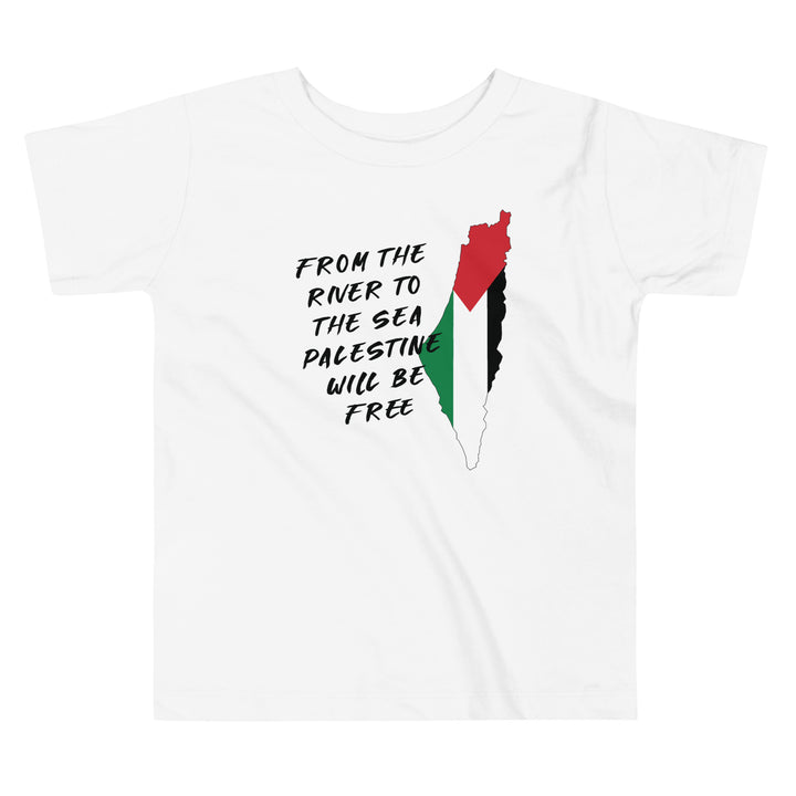 Toddler Short Sleeve Tee - From the River, White