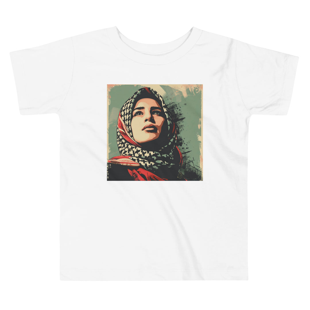 Toddler Short Sleeve Tee - Palestine Hope, White