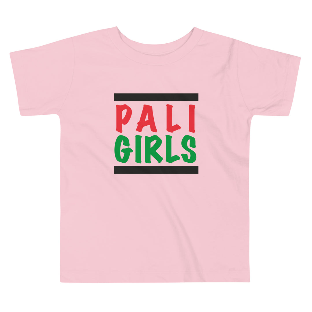 Toddler Short Sleeve Tee - Palestinian Girls, Pink