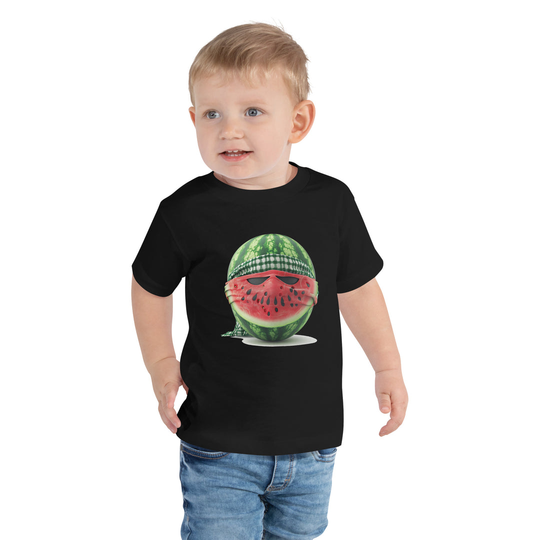 Toddler Short Sleeve Tee | Palestine Watermelon Fighter