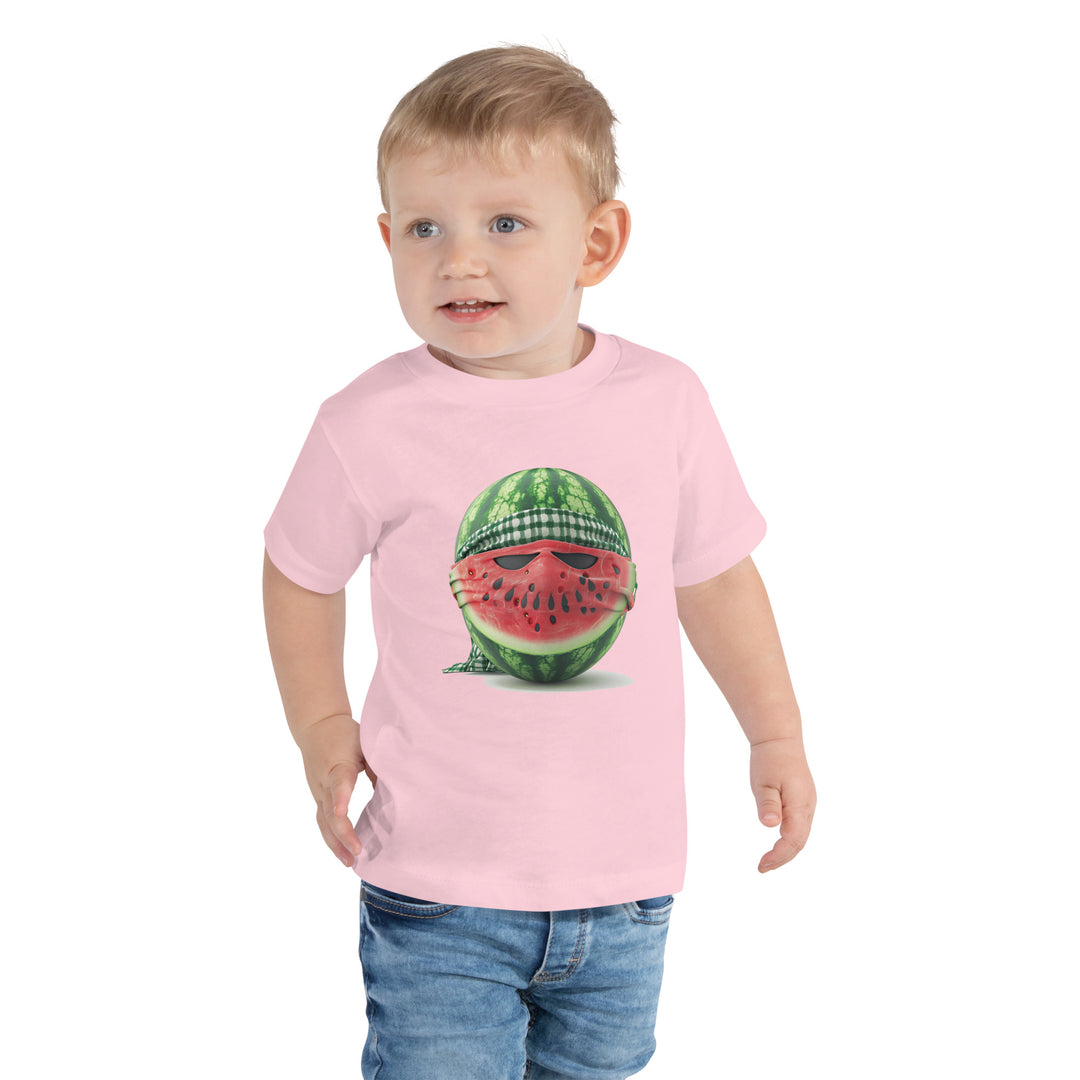 Toddler Short Sleeve Tee | Palestine Watermelon Fighter