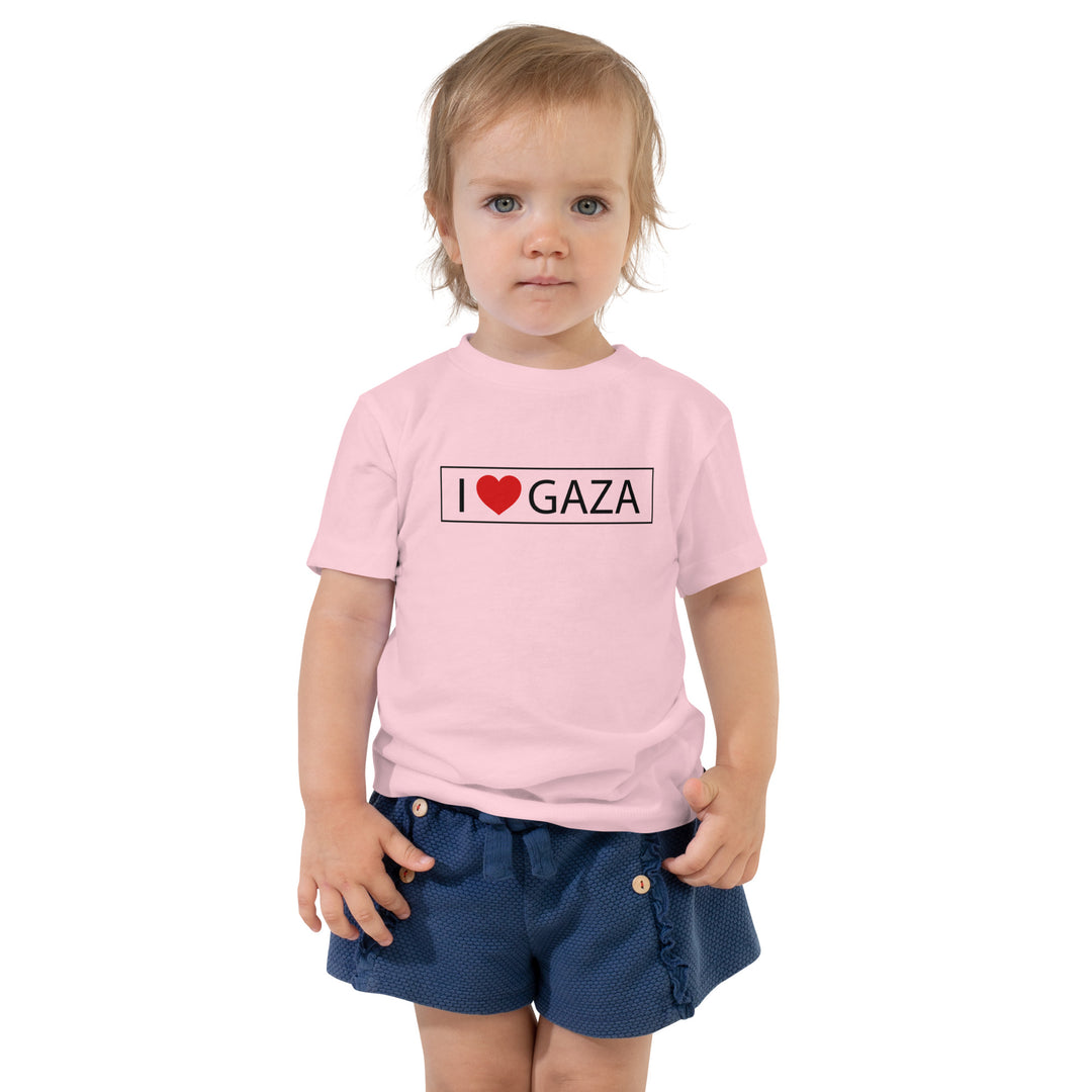 Toddler Short Sleeve Tee | I Love Gaza