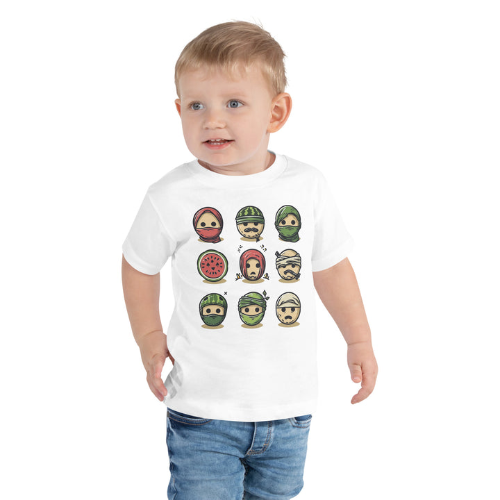 Toddler Short Sleeve Tee | Palestine Emoji