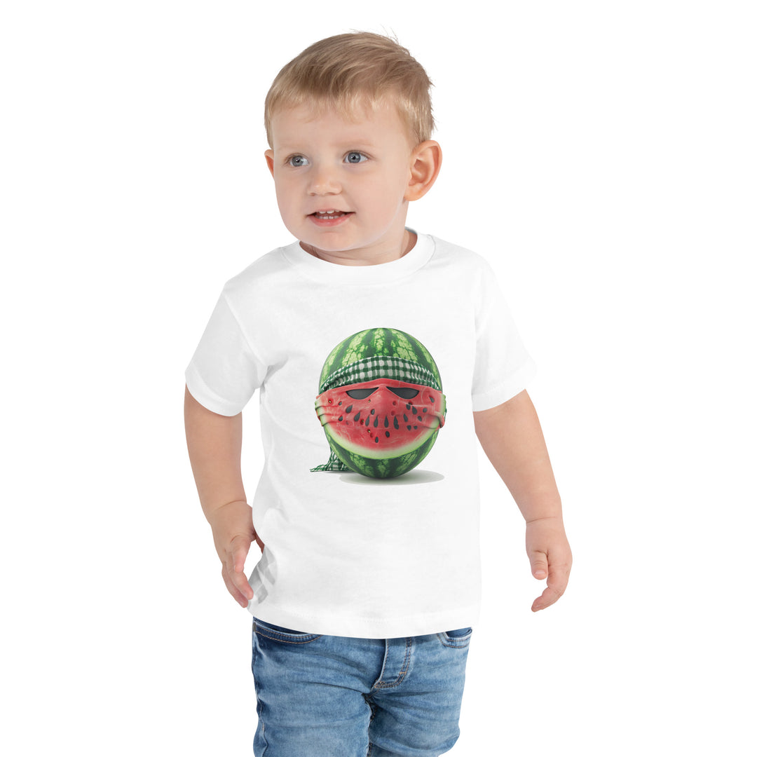 Toddler Short Sleeve Tee | Palestine Watermelon Fighter