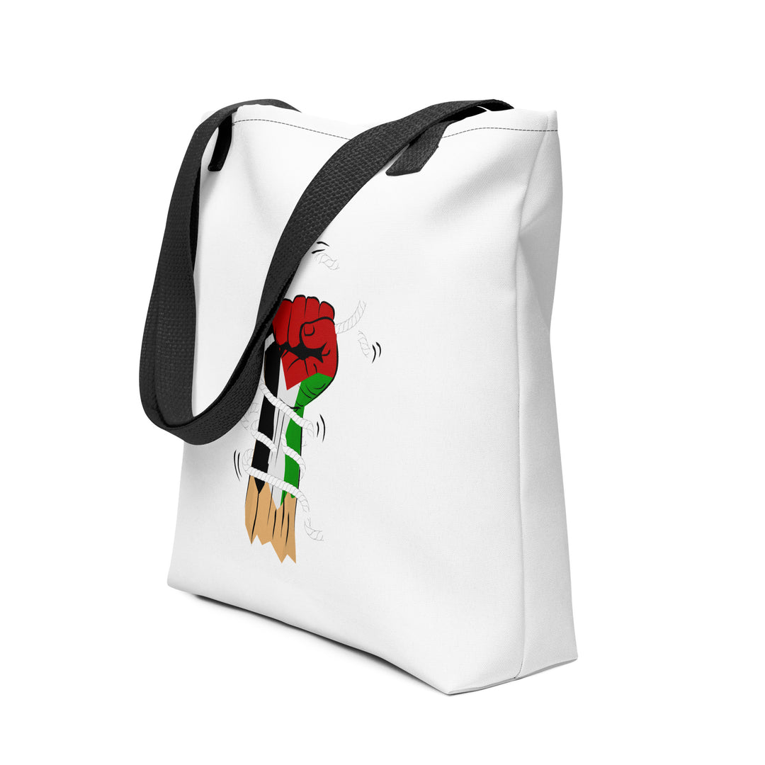 Tote bag - Palestine Hand, Black 15x15