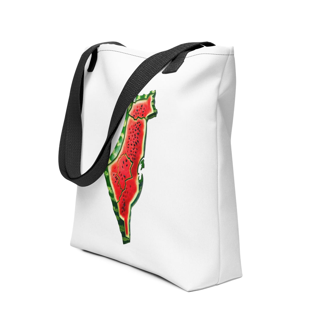 Tote bag - Palestine Watermelon, Black 15x15