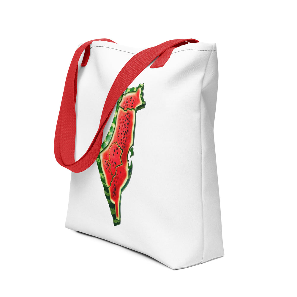Tote bag - Palestine Watermelon, Red 15x15