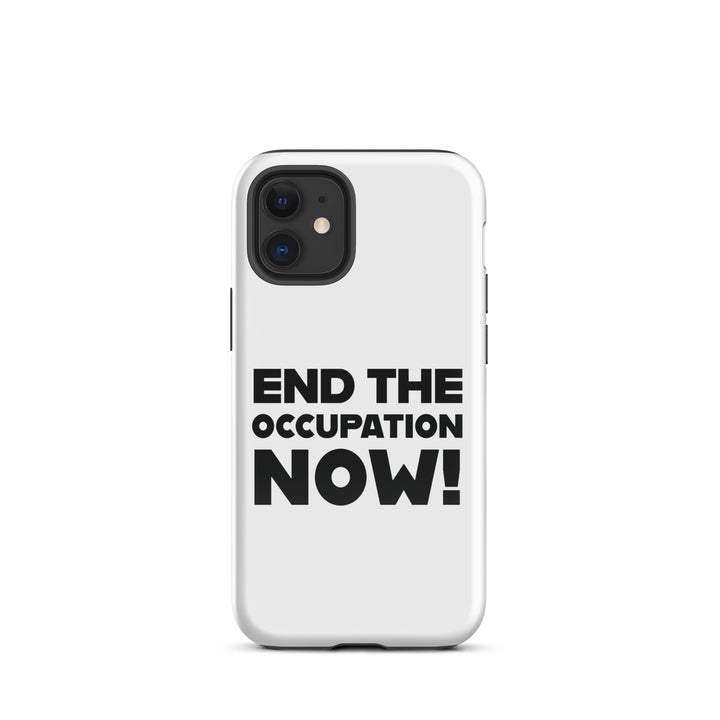 Tough Case for iPhone® - End the Occupation Now!, Glossy iPhone 12 Mini