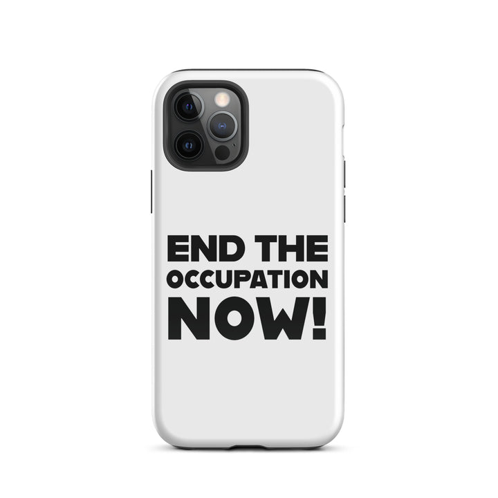 Tough Case for iPhone® - End the Occupation Now!, Glossy iPhone 12 Pro