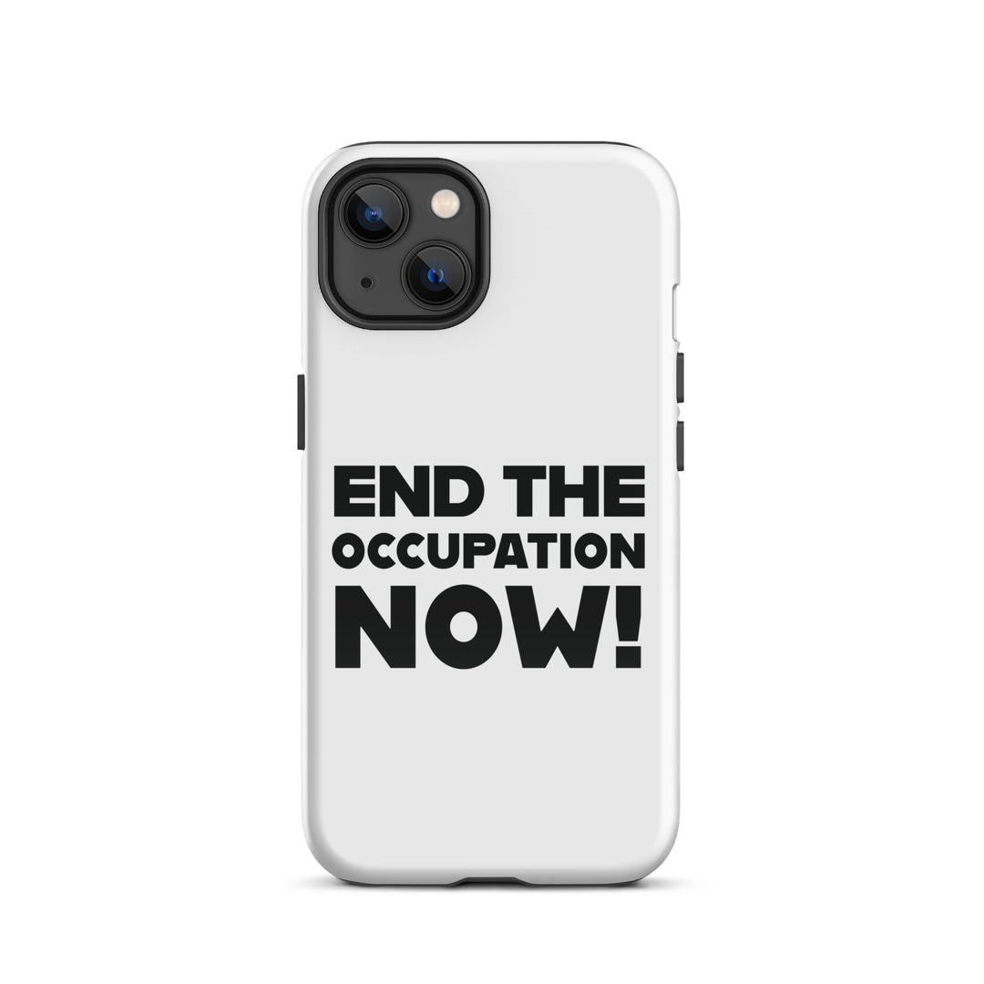 Tough Case for iPhone® - End the Occupation Now!, Glossy iPhone 13